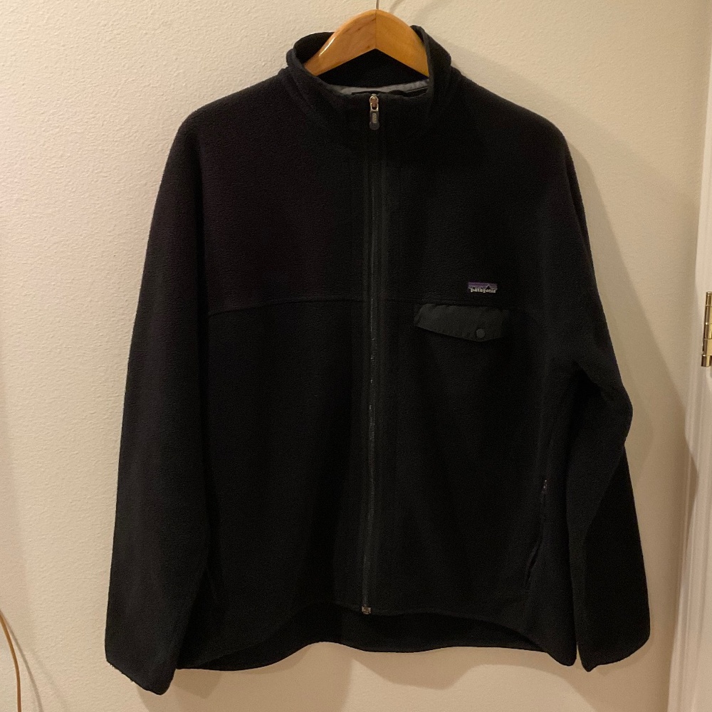 Patagonia Fleece -Synchilla Zip Front Black XL